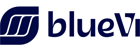 BlueVi logo dark